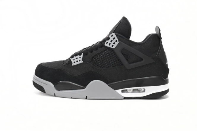 Kicktheory Canvas Jordan Black 4 Air DH7138-006 0727